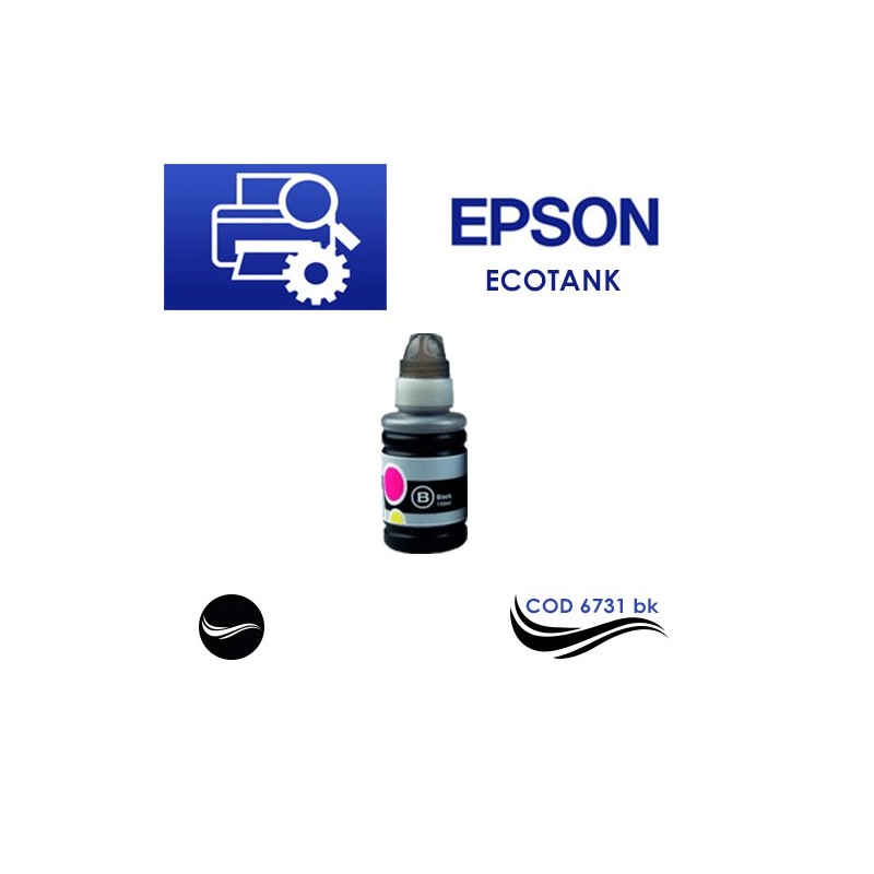 Inchiostro Ecotank Nero L100,L110,L200,L210,L300.L355,L486