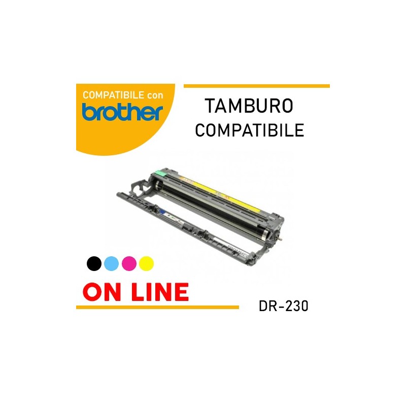 Unit Drum compatibile Brother DR  230 Bk/c/m/y